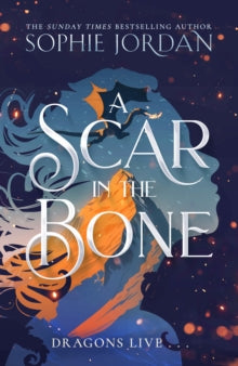 Book Jacket Scar in the bone by Jordan. Features stylised image of a woman against a blue starry background.