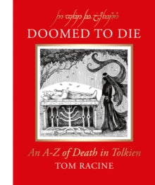Book Jacket - Doomed to die by Racine. Features gothic representation of a woman standing over the tomb of a fallen king