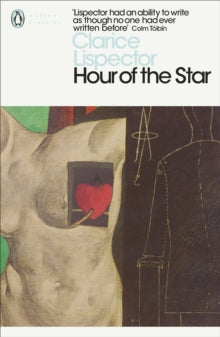Book cover of 'Hour of the Star' by Camus with abstract design and text.