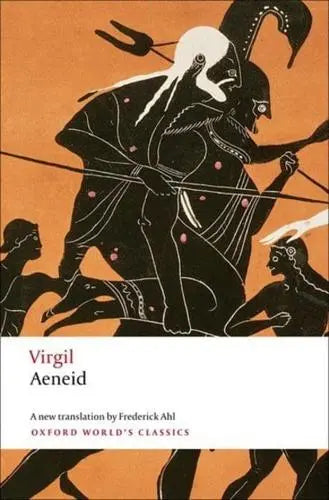 Book Cover Aeneid by Virgil cover features greek artwork