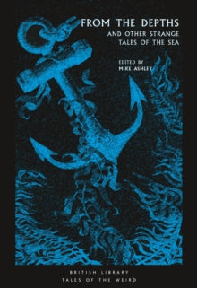 Book cover with an anchor design and text about sea-themed stories.