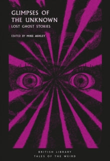 Book Jacket British Library Tales of the Weird - scary eyes peering out of a spiral purple background.