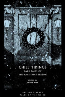 Book Jacket British Library tales of the Weird - spooky Christmas door on cover.