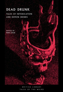 Book Jacket - British Library Tales of the Weird.  skull with a crown on it and a hand poking through in red on a black background