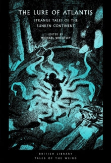 Book cover of 'The Lure of Atlantis' with a silhouette of a person underwater.