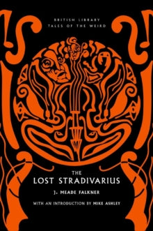 Book cover of 'The Lost Stradivarius' with orange and black design