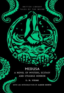 Book cover of 'Medusa' with a green Medusa head design on a black background