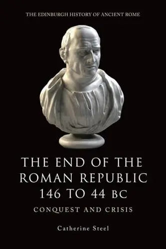 Book Cover End of the Roman republic marble bust on black background