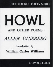 Book cover of 'Howl and Other Poems' by Allen Ginsberg from The Pocket Poets Series.
