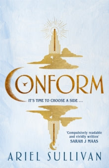 Book cover of 'Conform' by Ariel Sullivan with a blue background and gold text.
