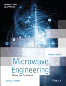 Book cover of 'Microwave Engineering: Theory and Techniques' by David M. Pozar with a blue and gray design.