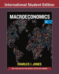 Book Cover macroeconomics by Jones stylised map on black background