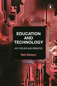 Book cover of 'Education and Technology' with a red circuit board design.
