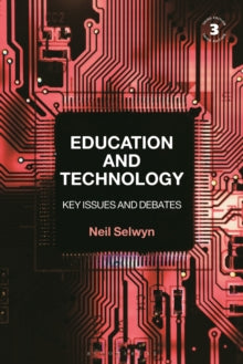 Book cover of 'Education and Technology' with a red circuit board design.
