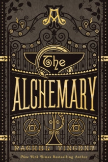 Book cover of 'The Alchemary' with gold and black design