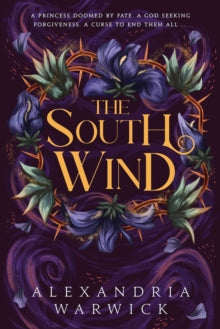 Book cover of 'The South Wind' by Alexandria Warwick with decorative text and symbols.