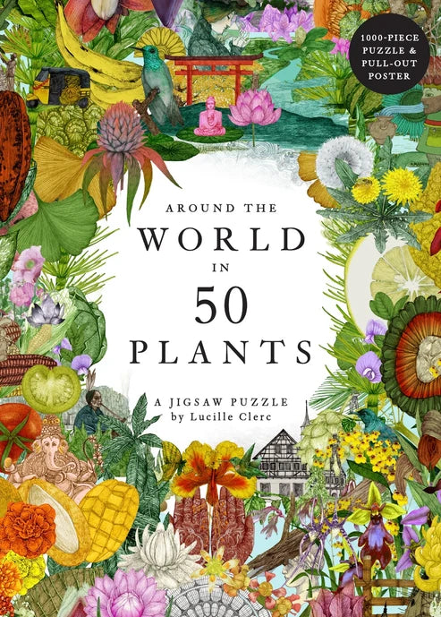 Jigsaw featuring pictures of multiple plants