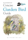 Book cover of 'A Concise Garden Bird Guide' with a green background