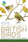 RSPB pocket guide to British birds with two birds on a branch