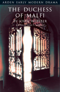 Book cover of 'The Duchess of Malfi' by John Webster with decorative gate design.