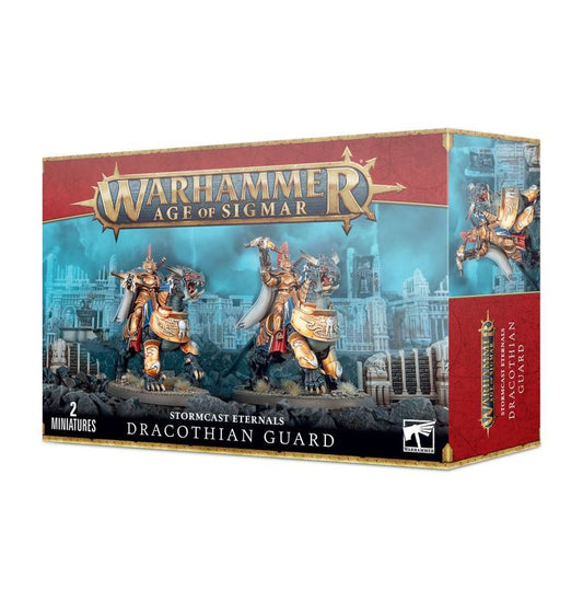 Red box of Dracothian guard models