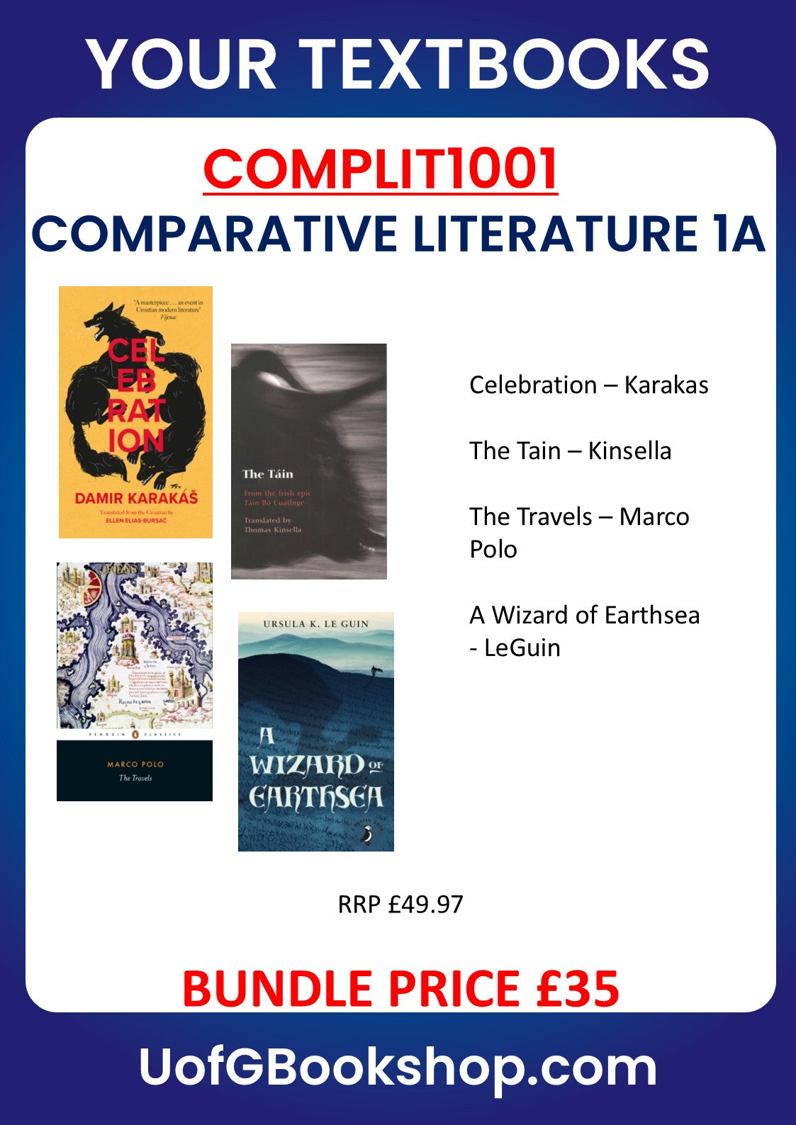 Comparative Literature 1a Bundle
