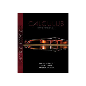 Calculus textbook cover with a violin reflection on a black background