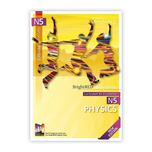 N5 Physics study guide with colorful design on a white background