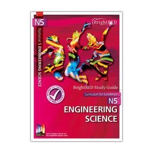 BrightRED Study Guide for N5 Engineering Science on a white background