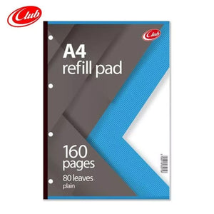 A4 refill pad packaging with Club branding on a white background