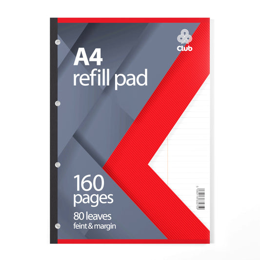 Refill Jotter 160 pages feint and margin