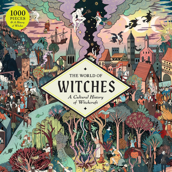 Jigsaw - featuring stylised scenes of witches