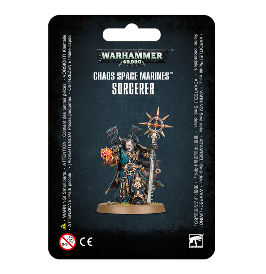 CHAOS SPACE MARINE SORCERER MINATURE