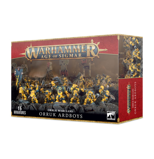Orruck Ardboys Models in  red box on white background