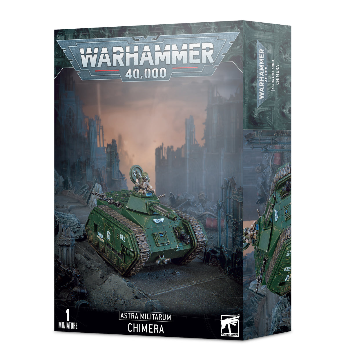 Chimera Tank Model boxed on a white background