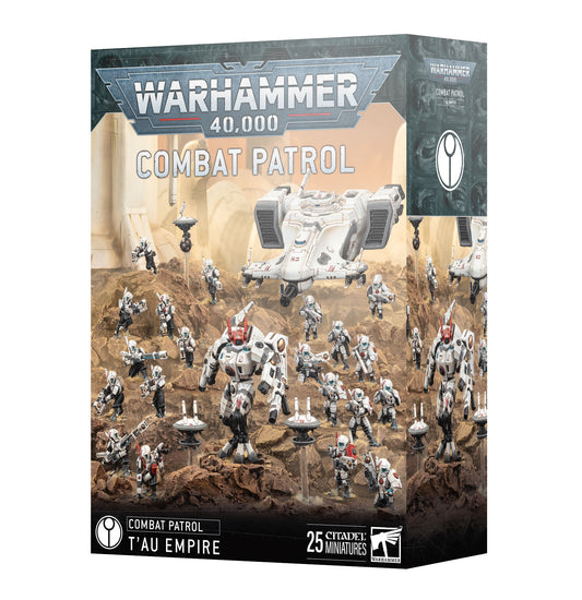 Tau Combat Patrol boxed on a white background