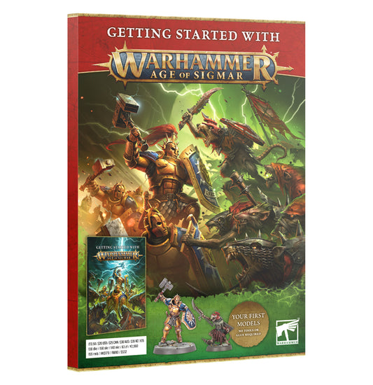 GETTING STARTED WITH AGE OF SIGMAR PACK ON WHITE BACKGROUND