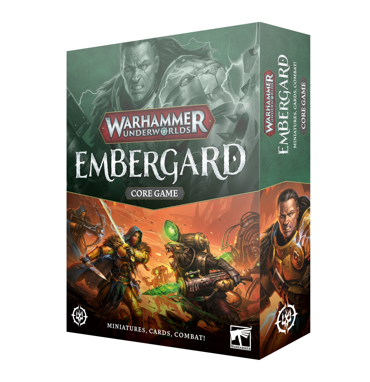 Warhammer Underworlds: Embergard core game box on a white background