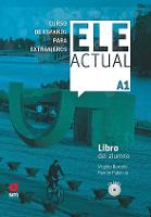 Book titled 'Ele Actual A1' with a cover featuring a speech bubble and a beach scene.