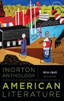 Book cover of 'Norton Anthology of American Literature' with a colorful design.