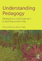 Book cover of 'Understanding Pedagogy' with a colorful illustration of plants and animals.
